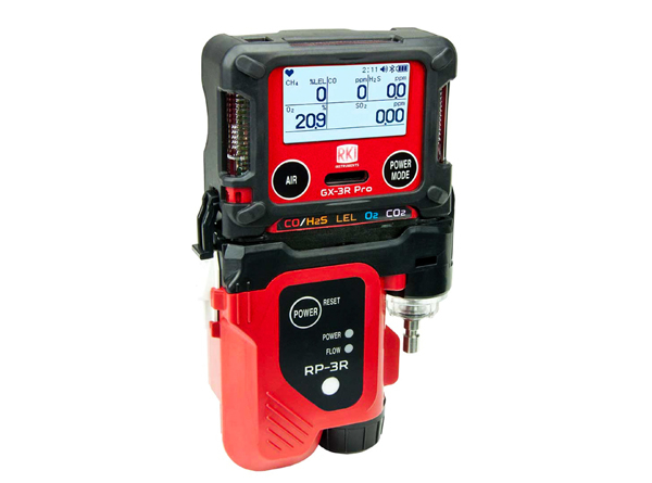 Riken GX-3R Pro เครื่องตรวจจับการแพร่กระจายแบบ 5-in-1 แบบใช้มือถือ