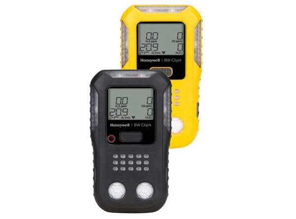 Honeywell BW Clip 4 เครื่องตรวจจับก๊าซแบบพกพา 4-in-1