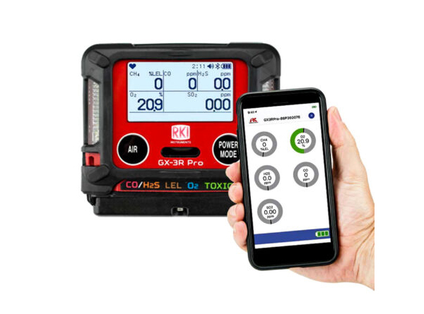 Riken GX-3R Pro เครื่องตรวจจับการแพร่กระจายแบบ 5-in-1 แบบใช้มือถือ